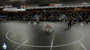 125 lbs Champ. Round 2 - Josie Logan, Marion vs Isobella Villarreal, Mason City