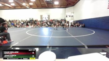 133 lbs Semifinal - Jovan Garcia, Menlo College vs Chase DeBlaere, Oregon State
