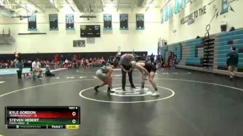 132 lbs Round 2 (4 Team) - Steven Hebert, Fossil Ridge vs Kyle Gordon, Thompson Valley