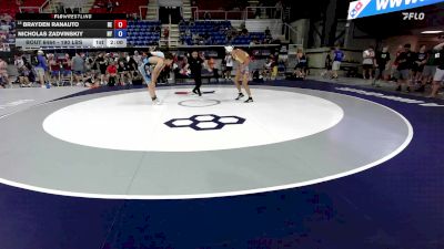 190 lbs Champ. Rd Of 64 - Brayden Ranauto, DE vs Nicholas Zadvinskiy, NY