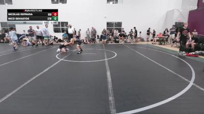 80 lbs Round 3 - Nicolas Estrada, Ohio Gold Black vs Nico Sevastos, CTWHALE