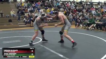 184 lbs Cons. Semi - Ryan Weinzen, St. Vincent College vs Mergim Bushati, St. Vincent College