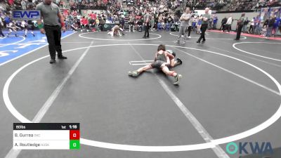 80 lbs Round Of 16 - Brennen Gurrea, OKC Saints Wrestling vs Aleks Routledge, Husky Wrestling Club