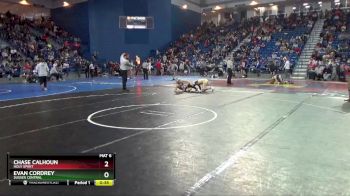 126 lbs Cons. Round 2 - Chase Calhoun, Holy Spirit vs Evan Cordrey, Sussex Central