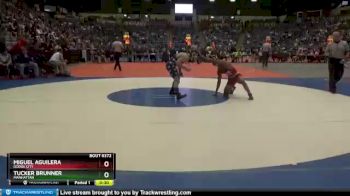 6A - 152 lbs 5th Place Match - Tucker Brunner, Manhattan vs Miguel Aguilera, Dodge City