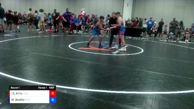 135 lbs Round 1 - Sean Kirtz, Youth Impact Center Wrestling Club vs Makoa Badillo, Youth Impact Center Wrestling Club