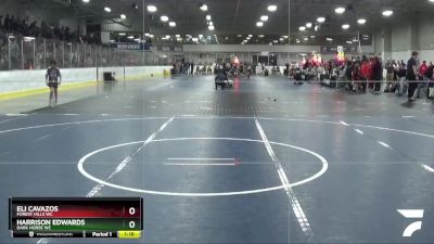 90 lbs Cons. Round 2 - Eli Cavazos, Forest Hills WC vs Harrison Edwards, Dark Horse WC