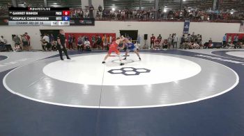 61 kg Champ. Rd Of 16 - Garret Rinken, Panther Wrestling Club RTC vs Koufax Christensen, Oklahoma Regional Training Center