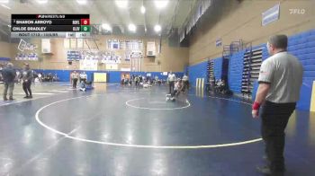 105lbs Cons. Round 10 - Sharon Arroyo, Royal (Girls) vs Chloe Bradley, Cleveland (Girls)