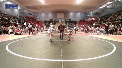 62 lbs Quarterfinal - Kimber Bryson, Perkins vs Stella Adcock, Collinsville Cardinal Youth Wrestling