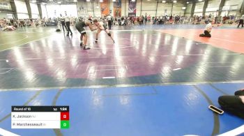 170 lbs Round Of 16 - Kaleb Jackson, NJ vs Preston Marchesseault, RI