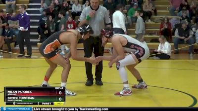 132 lbs Cons. Round 6 - Brock Christian, Perry (Perry) vs Milan Parobek, ASHLAND