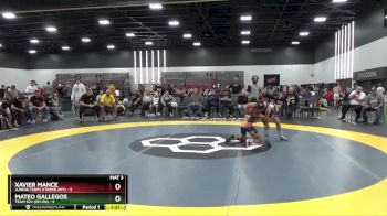 100 lbs Round 2 (8 Team) - Mateo Gallegos, Team 922 (OH-PA) vs Xavier Mance, Junior Terps Xtreme (MY)