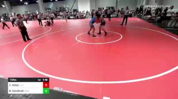 172 lbs Consolation - Zach Aldaz, La Gente WC vs Braeden Sandoval, Team Pueblo