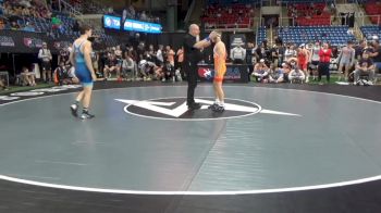 132 lbs Cons 32 #1 - Wyatt Medlin, Illinois vs Kaden Markley, Kansas
