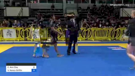 Elisabeth Ann Clay vs Vanessa Nancy Griffin 2021 Pan IBJJF Jiu-Jitsu No-Gi Championship