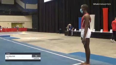 KJ Myrthil - Floor, ASG - 2021 USA Gymnastics Development Program National Championships