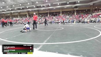 46 lbs Cons. Round 1 - Cutler Smith, Ark City vs Mason O`Hair, Brawlers
