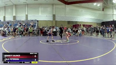 71 lbs 3rd Place Match - Bennett Silence, IN vs Cruz Peterson, MI