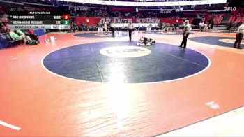 3A 113 lbs Cons. Round 1 - Joe Bronske, Chicago (Marist) vs Bernardo Roque, Chicago (Taft)