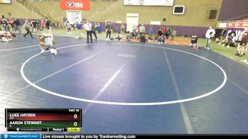 160 lbs Semifinal - Aaron Stewart, IL vs Luke Hayden, MO