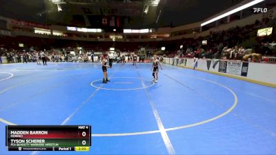 73 lbs Quarterfinal - Tyson Scherer, FCA Quadcity Warriors Wrestlin vs Madden Barron, Morenci