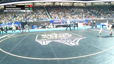 D3-144 lbs 1st Place Match - Braden Broderick, Dundee vs Ryan Woods, Belding
