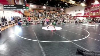 105 lbs Cons. Round 3 - Kaylee MacLagen, Green River vs Avery Richins, Moorcroft