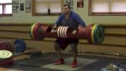 Aleksey Lovchev Tries Strongman With 187kg/412lb Log Clean & Jerk