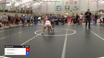 61 kg Round Of 32 - Jaime Hernandez, Sunkist Kids Wrestling Club vs Carnell Andrews, Buffalo Valley RTC