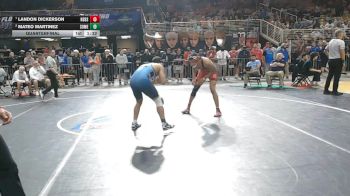 190 2A Quarterfinal - Landon Dickerson, New Smyrna Beach Sr H S vs Mateo Martinez, Somerset