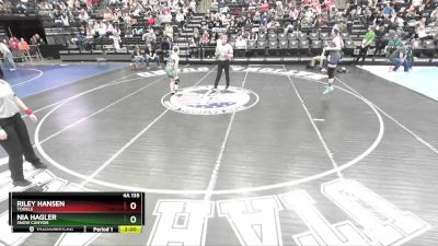 4A 135 lbs Semifinal - Nia Hagler, Snow Canyon vs Riley Hansen, Tooele