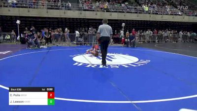 74 lbs Consi Of 8 #1 - Chris Pulis, Brewerton, NY vs Joshua Lawson, Harrington, DE