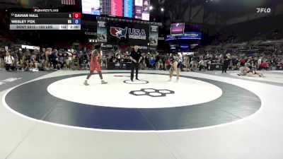 150 lbs Champ. Rd Of 128 - Davian Hall, IL vs Wesley Fox, WA