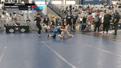 120 lbs 5th Place Match - Wyatt Carnrite, Poway RTC vs Bryce Dacoco, Vasky Bros Wrestling