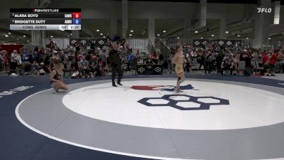 62 lbs Cons. Semis - Alara Boyd, Cardinal WC vs Bridgette Duty, Army (WCAP)