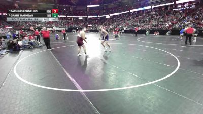 285 lbs Semis - Zach Hellendrung, Boyceville vs Grant Mathews, Riverdale