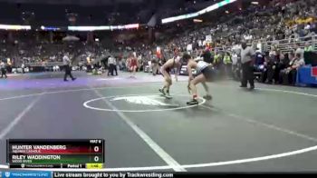 Quarterfinal - Riley Waddington, Wood River vs Hunter Vandenberg, Aquinas Catholic