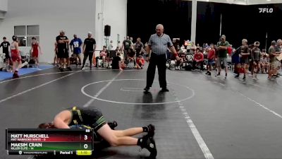 88 lbs Round 7 (8 Team) - Maksim Crain, Killer Elite vs Matt Murschell, Mat Warriors White