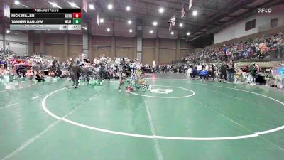 138 lbs Cons. Round 1 - Nick Miller, Goddard vs Tanner Barlow, McAlester