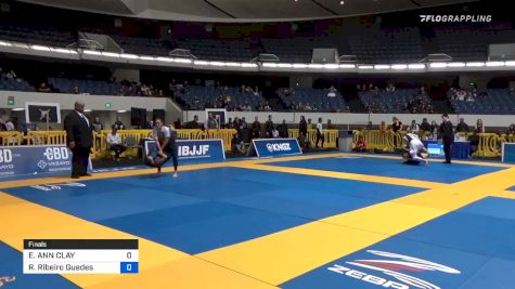 ELISABETH ANN CLAY vs Rafaela Ribeiro Guedes 2019 World IBJJF Jiu-Jitsu No-Gi Championship