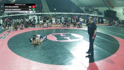 92 lbs Quarters - Kye Rollheiser, Idaho vs Declan Hannegan, California