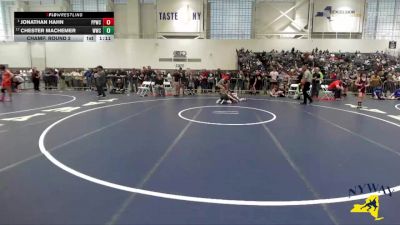 87 lbs Champ. Round 2 - Jonathan Hahn, Pittsford Panthers Wrestling Club vs Chester Machemer, WRCL Wrestling Club