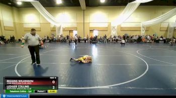 48 lbs 1st Place Match - Ledger Collins, Northside Wrestling Club vs Riggins Wilkinson, Juab Wrestling Club (JWC)