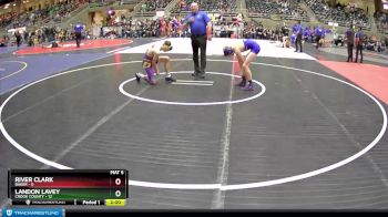 122 lbs Round 3 (4 Team) - Landon Lavey, Crook County vs River Clark, Baker