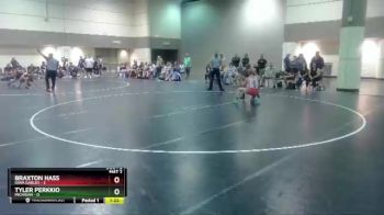 113 lbs Round 1 (16 Team) - Braxton Hass, Iowa Gables vs Tyler Perkkio, Michigan