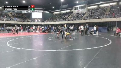 73 lbs 7th Place - Jameson Busch, Taneytown vs Braeden Pool, Honeoye Falls