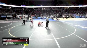 II-145 lbs Quarterfinal - Owen Hicks, Fonda-Fultonville/Johnstown vs Austin Chase, Falconer/Cassadaga Valley