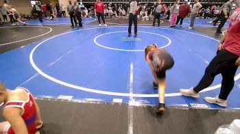 52-58 lbs Consolation - Camdin Marshall, Skiatook Youth Wrestling vs Paizley Minter, Wagoner Takedown Club