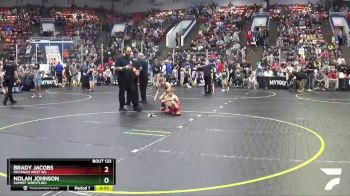 54 lbs 1st Place Match - Brady Jacobs, Michigan West WC vs Nolan Johnson, Summit Wrestling